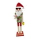 thumbnail image 1 of Cascanueces De Estatuilla De Papá Noel De Verano De Madera De 38cm Para Decoración Interior De Fiesta De Festival Estilo F, 1 of 3