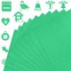 thumbnail image 1 of Cartulina FEILIBAY 20 Hojas Papel Verde con Purpurina, 1 of 7