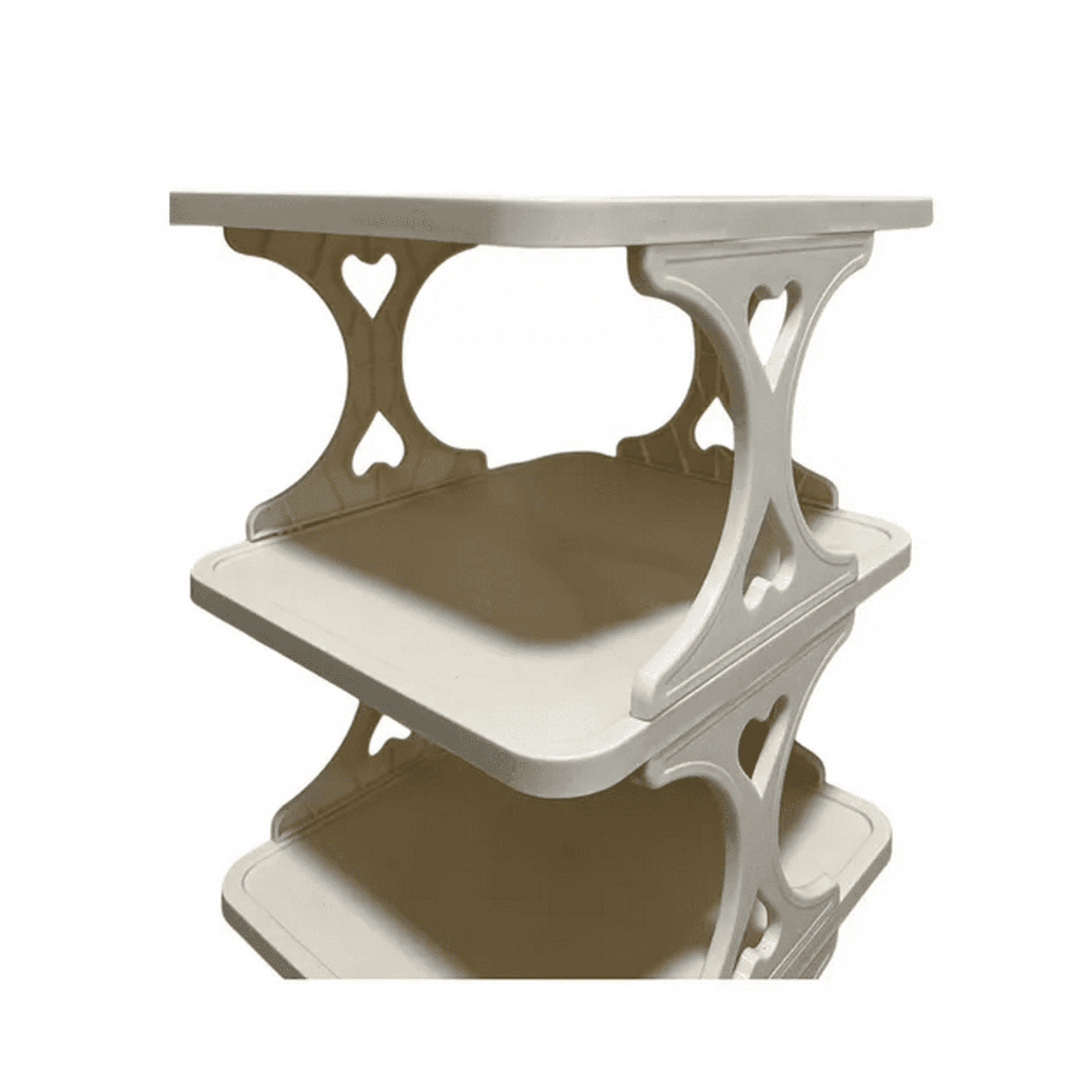 Genérico - Organizador De Zapatos 8 Niveles Blanco