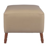 Máxima Design - Pouf Alejandro Crema Eco Cuero 54X54X44 Cm