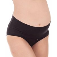 Calzón Cuadro Maternal Algodón Lady Genny Negro S