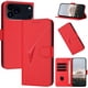 thumbnail image 1 of Funda Cartera Fibra de Carbono para iPhone 17 Pro con Soporte y Cierre Magnético Rojo, 1 of 6