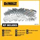 thumbnail image 4 of Juego de herramientas DEWALT Mechanics de 192 piezas SAE y métrico, 4 of 7