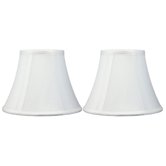 Pantalla para lámpara Urbanest Softback Campana de Seda Sintética Off White 23x23x18 cm