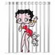 thumbnail image 1 of Cortina de ducha para niños Betty Boop y perro, juego de cortina de baño con ganchos, tamaño 66 x 72 pulgadas, 1 of 3