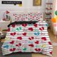 thumbnail image 1 of x992 Bed SheetsLover Couple Bed Duvet Cover Set Valentine's Day Gift Heart Shape Bedding Set /Polyester Comforter Cover 3-Piece Bedding Set (1 Duvet Cover + 2 Pillow Shams) nj992, 1 of 5