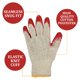 thumbnail image 3 of Guantes de Trabajo PROGEAR SAFETY Palma Roja con Recubrimiento de Látex 300 Pares, 3 of 8