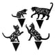 thumbnail image 5 of Estacas Decorativas De Metal Con Figura De Gato Para Jardín Y Patio, 5 of 5