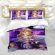 thumbnail image 5 of Sofia la Primera Princesa Conjunto de sábanas temático, trío de piezas, cómodo y amigable con la piel, diseño único, regalo de decoración para el hogar para familiares, amigos y fans,140cm *210cm, 5 of 6