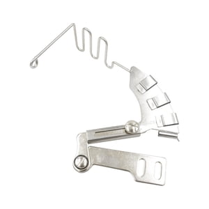 Magideal - Piezas De Máquina De Coser Plana De Computadora De Doble Pespunte, Tubería, Tubería, Cable, Dispositivo De Plegado, Potente Guía Ajustable, Incrustado 22 Mm