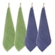 thumbnail image 1 of Toallas faciales de algodón - Toallitas faciales ultra suaves para baño, 35 x 35 cm, paquete de 4, color gris, 1 of 5