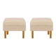 thumbnail image 1 of Set Pouf Sky 1c Felpa 04 Beige, 1 of 4