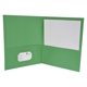 thumbnail image 3 of Carpetas escolares School Smart de 2 bolsillos verdes paquete de 25, 3 of 9