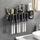 thumbnail image 1 of Portacepillos de dientes para baño con dispensador de pasta de dientes, 3 tazas, accesorio de pared, 1 of 6