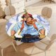 thumbnail image 4 of Chico de oro-theme Fitted Round Tablecloths Elastic Edged Table Covers Waterproof Table Cloth for Kitchen Holiday Party Tables Decor 150cm, 4 of 6