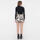 thumbnail image 3 of Falda Mujer Mini Gabardina Print Cow Blanco Corona, 3 of 5