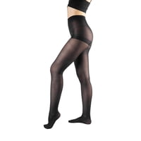 Ingesa - Panty Negra 70 Denier Diseño 6 Zigzag S-M Negro