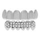 thumbnail image 1 of Fashion Shining Hip-hop Rapper Boca Gorras Dientes Personalizados Parrillas Plata, 1 of 3