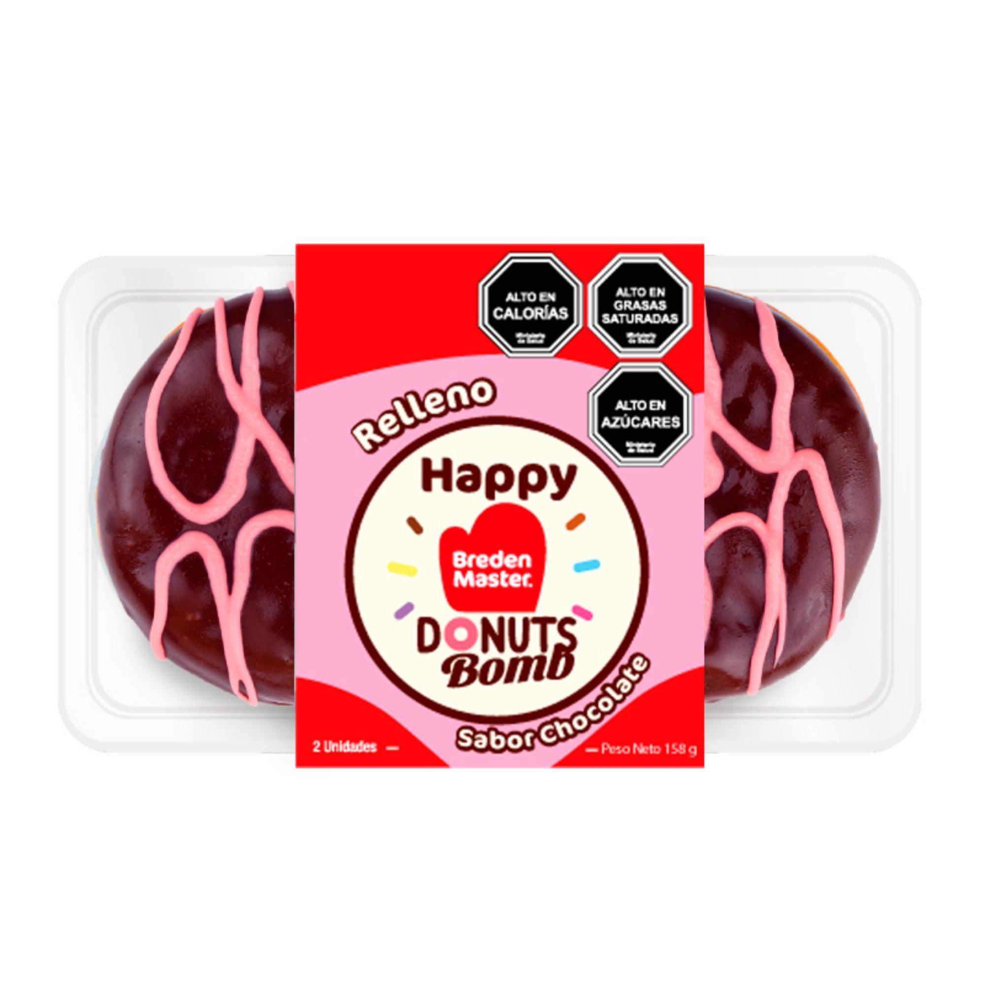 Donut Bomb Chocolate Rosa 2 Un, 158 g | Lider