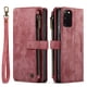 thumbnail image 1 of Wallet Case Artificial Leather Card Holder, Magnetic Kickstand & Zipper For Samsung Galaxy S23 S22 S21 S20 Ultra S21 FE S10 S9 S8 Plus Note 10 Note 20 Ultra, 1 of 3