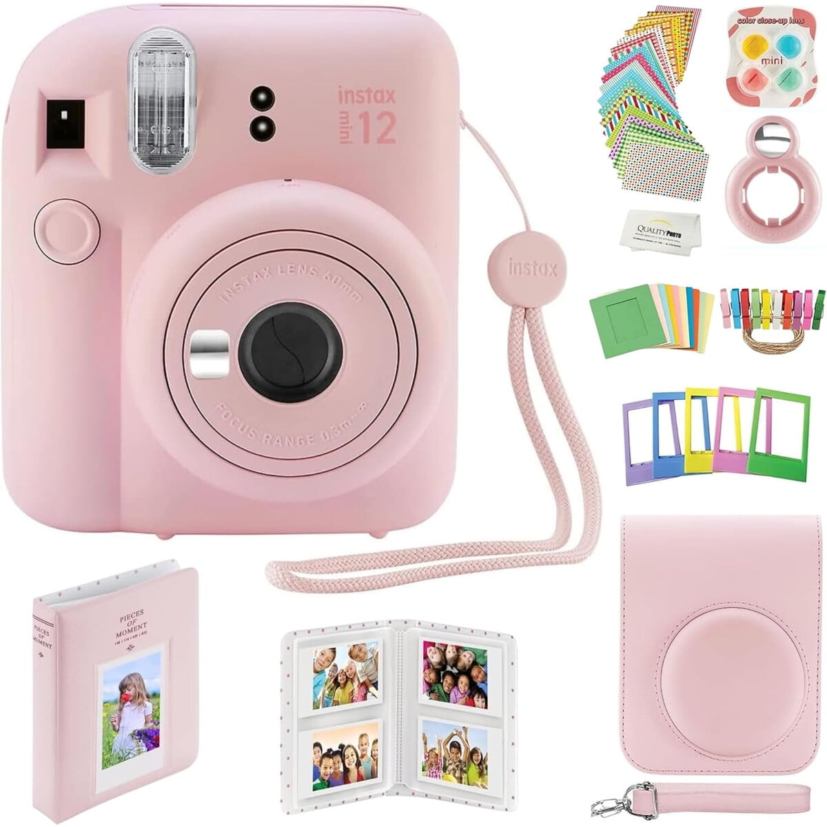Cámara Instantánea Fujifilm Instax Mini 12 Pack Con Estuche