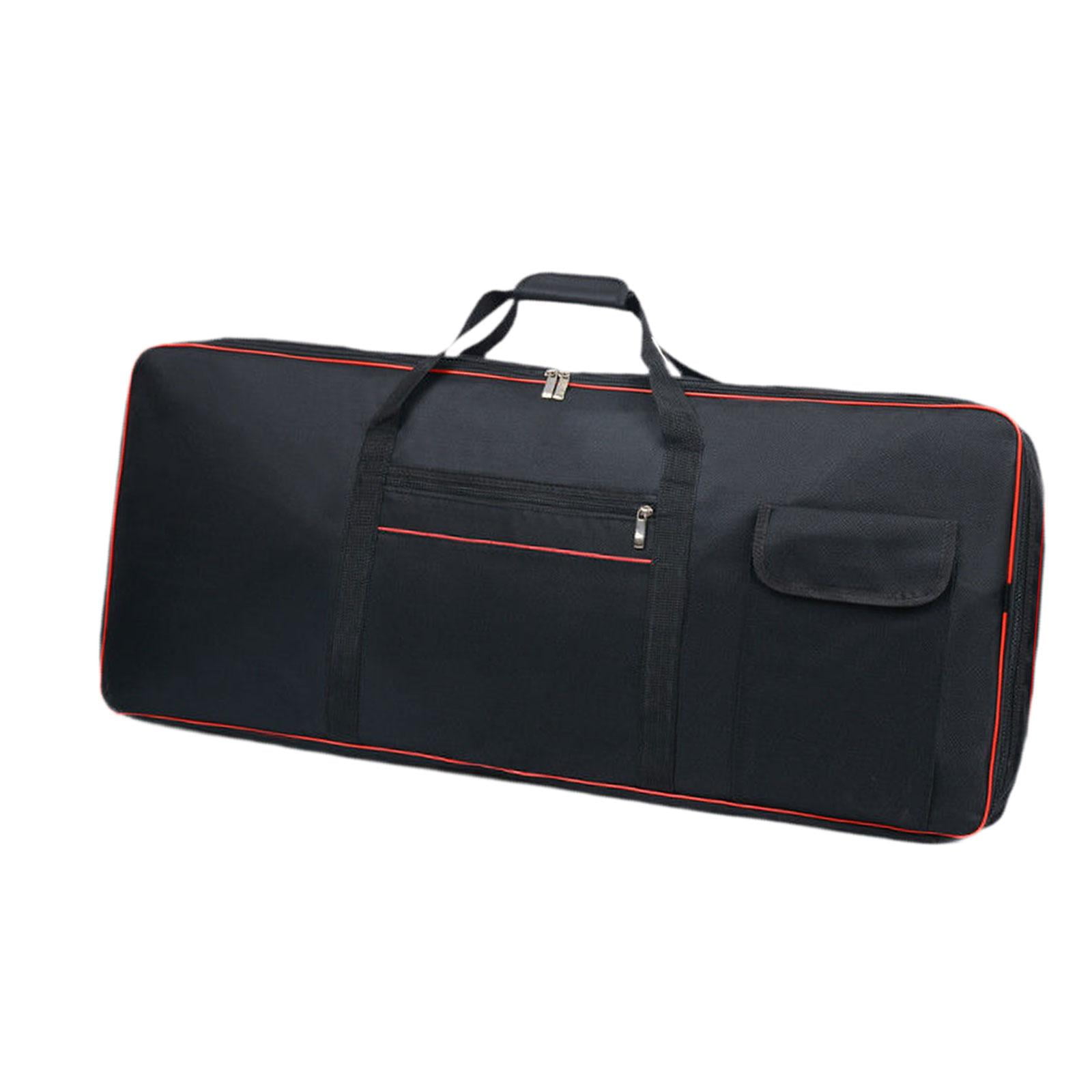 Bothyi - Bolsa De Transporte Para Teclado De 61 Teclas, Protectora, Resistente Y Cómoda, Con 2 Bolsillos, 93 X 25 X 7 Cm