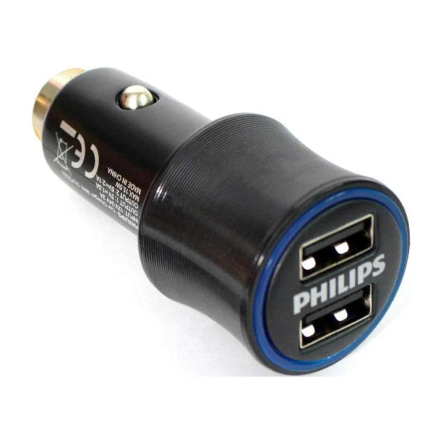 Philips - Cargador Para Auto Usb Carga Ultra Rapida 3.1a Negro