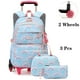 thumbnail image 1 of Rolling School Bags for Girls Backpack Children Waterproof School Backpacks with Wheels Middle School Trolley Luggage Back Pack, 1 of 3