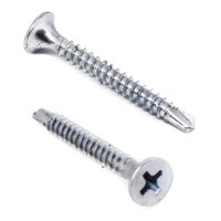 Metalfer - Tornillo Volcanita Zn Pta Broca De 6 X 2 (Bolsa 1.000 Un)