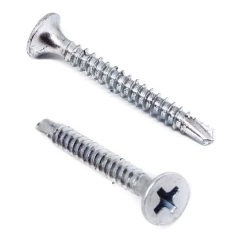 Metalfer - Tornillo Volcanita Zn Pta Broca De 6 X 1 5/8 ( 1.000 Un)