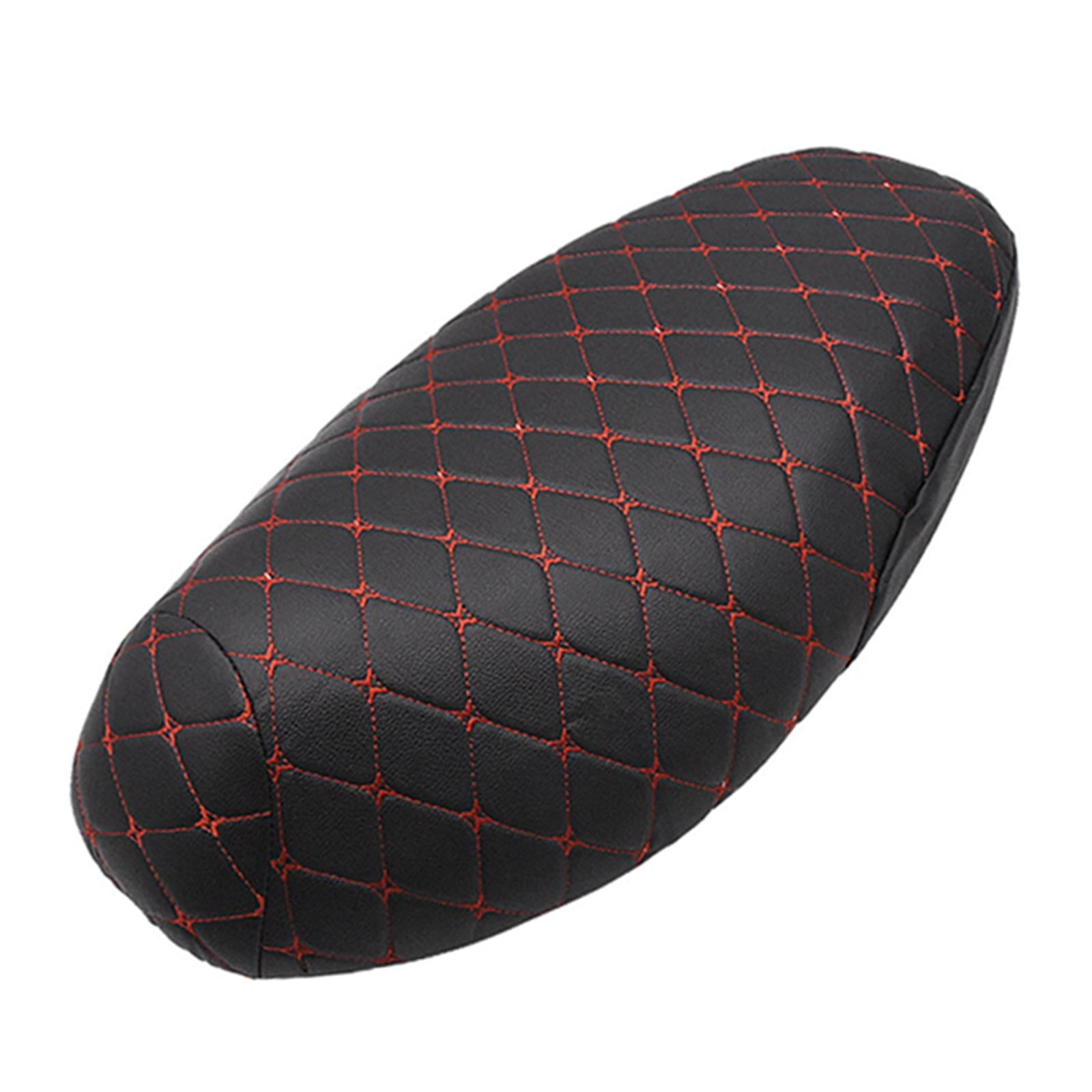 Magideal - Funda Para Cojín De Asiento De Motocicleta, Tela Antideslizante, Almacenamiento De Aislamiento Flexible, Accesorios De Material Cuero Pu Transpirables, Ajuste , Xxl
