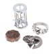 thumbnail image 2 of 4 Unids/set Intelectual Creativo Ocio Rompecabezas Metal Magic Lock Juguete Estilo 4, 2 of 3