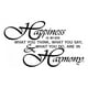 thumbnail image 1 of Decomural Happiness And Harmony Inspirational WS-15627, 1 of 2
