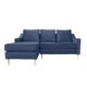 thumbnail image 1 of Seccional Barcelona Chenille Tipo Lino Azul 3 Cuerpos, 1 of 4
