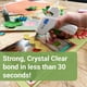 thumbnail image 2 of Barras adhesivas Adtech W229-34ZIP100 Mini, 100 unidades, transparentes, 2 of 6