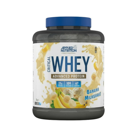 Proteina Critical Whey 2kg 67 Servicios Banana Milkshake