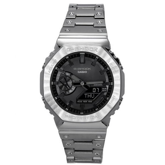 Reloj Casio G-shock Analógico Digital Full Metal Esfera Negra Solar Gm-b2100d-1a Reloj De 200 M Para Hombre