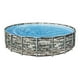 thumbnail image 1 of Piscina Bestway Redonda Filtro + Accesorios 6.10X1.32M gris Tamano Unico, 1 of 8