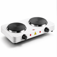 Genérico - Cocina Eléctrica Doble Plato Portátil Encimera De 2000W