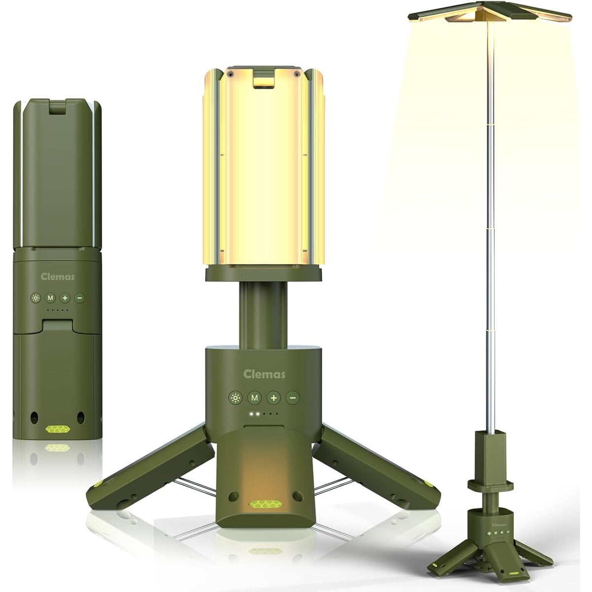 Lampara Camping Clemas Telescapica 14000mah Led 6000lm Recargable