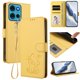 thumbnail image 2 of Funda Volteable con Diseño de Gato para Motorola MOTO G75 5G, Amarillo, 2 of 6