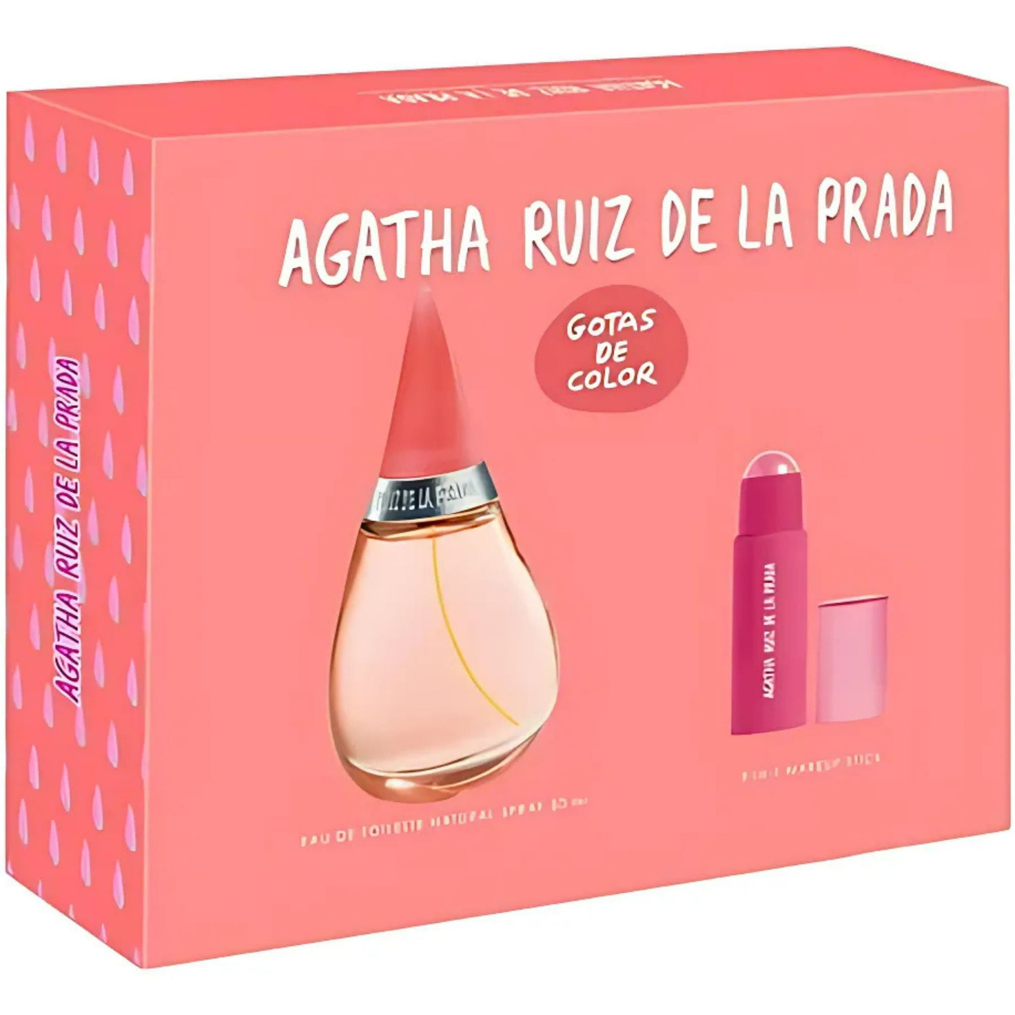 Agatha Ruiz De La Prada - Gotas De Color Estuche Edt 100ml+barra De Labios Y Mejillas 5g