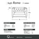 thumbnail image 4 of Sofa Roma 1C Lino Gris Oscuro, 4 of 4