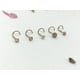 thumbnail image 3 of Set 5 Piercing Oro rosa Acero Tipo S Nariz Zirconia Nostril, 3 of 3