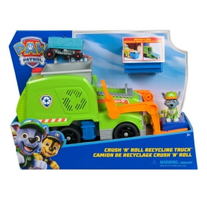 Camión De Reciclaje Con Figura De Rocky Paw Patrol