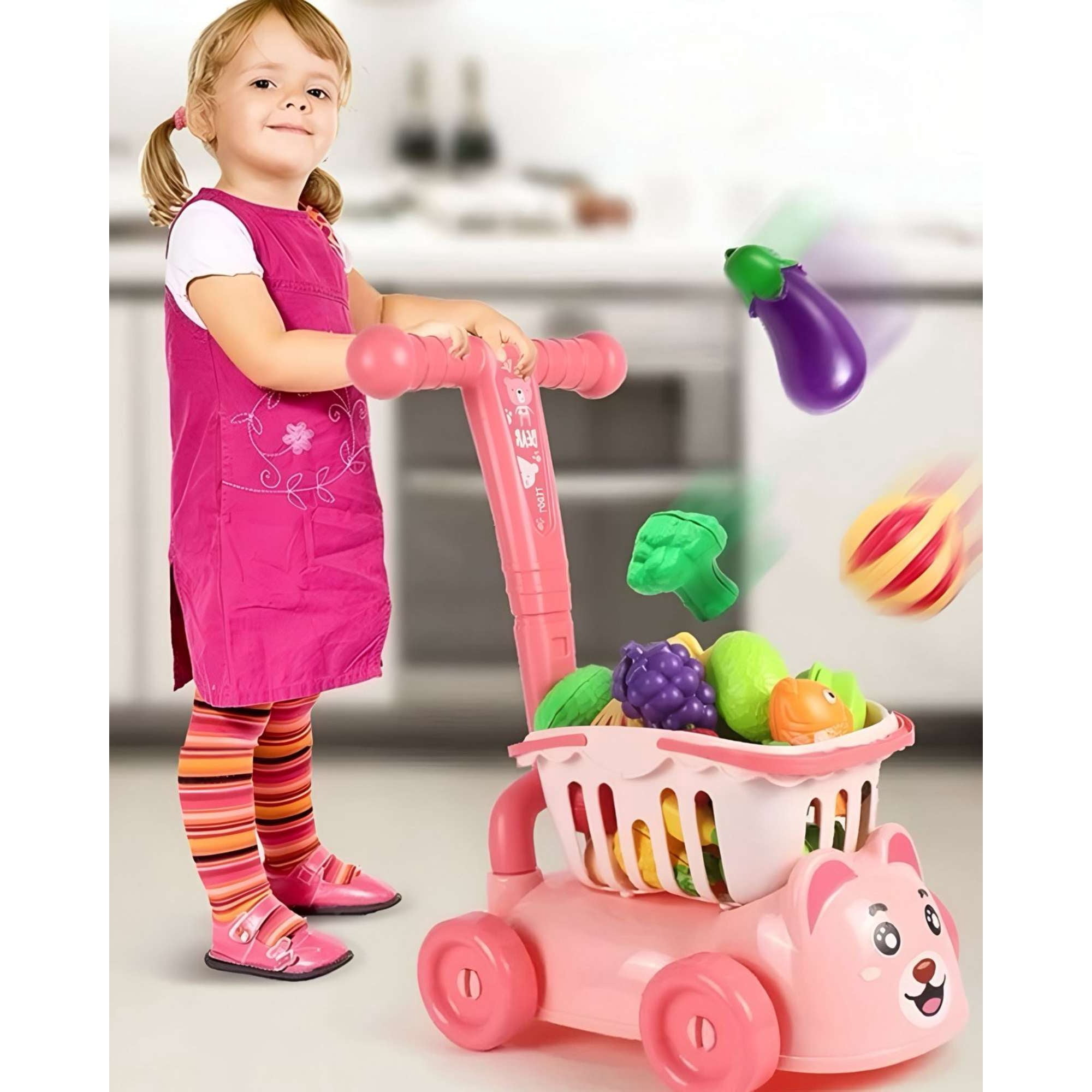 Todo Para El Hogar - Carro Andador Correpasillos De Compras Frutas Y Verduras