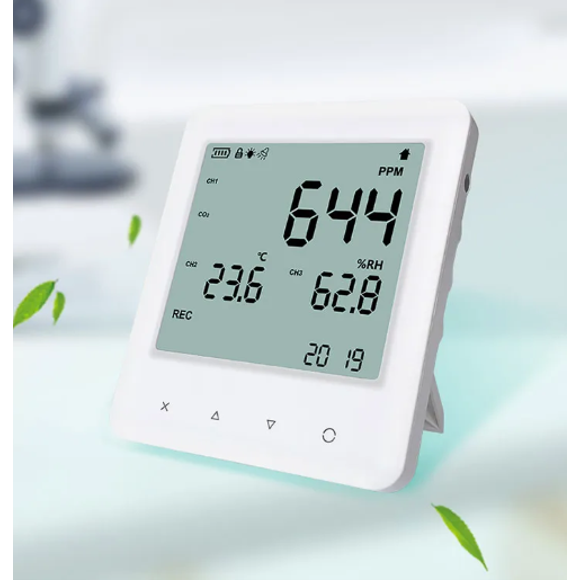 Medidor de calidad del aire Co2, temperatura y humedad YEM-40CL