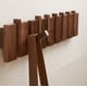 thumbnail image 2 of Perchero de pared QUELLANCE Wood con 8 ganchos en madera de nogal, 2 of 7