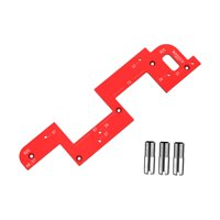 Magideal - Herramienta De Ranurado Para Gabinete Sin Manija, Herramienta De Armario De Aleación De Aluminio Resistente Para Carpintería, Práctica Y Fácil De Usar