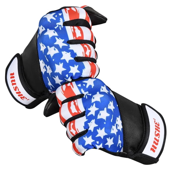 Guantes de Bateo Hushe' Juvenil Talla Pequeña con Bandera de EE. UU.